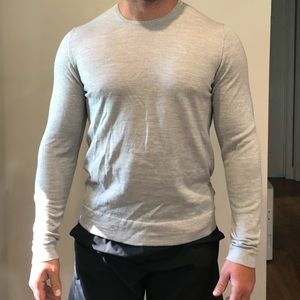 J.Lindeberg MENS CLASSIC MERINO WOOL SWEATER LARGE